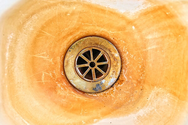 Water Solutions | Rust stains on a sink